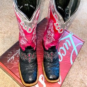 Lucchese Handcrafted Limited Edition Ostrich Boots